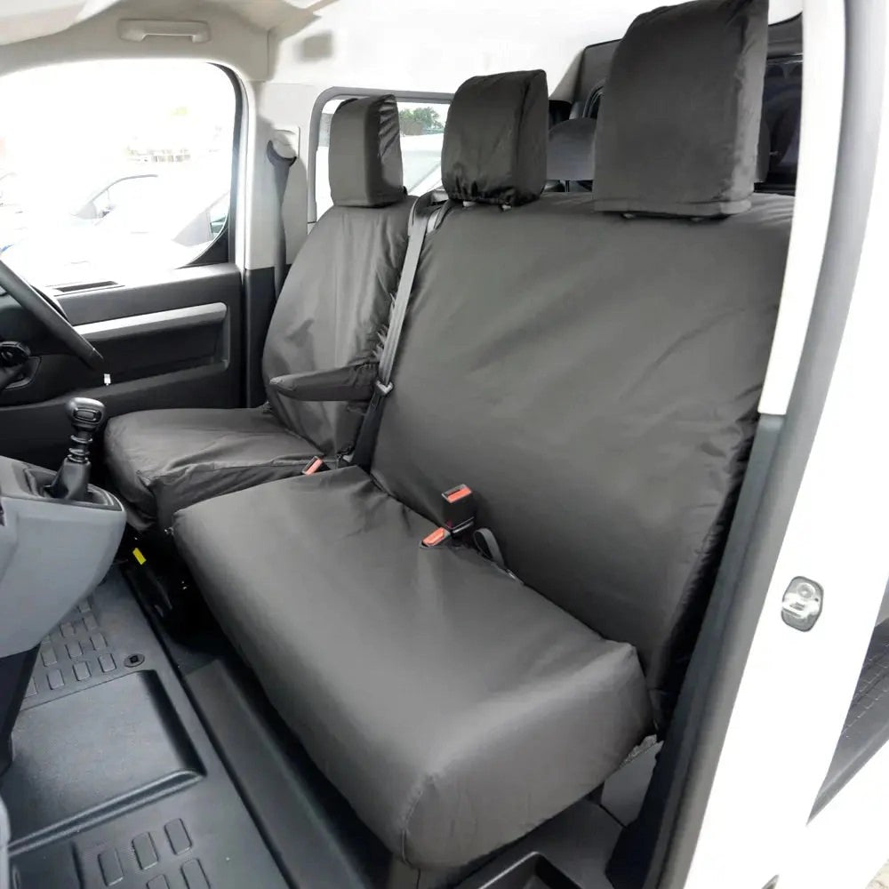 PeugeotTravellerSeatCoversCotton-BackedPU2016+
