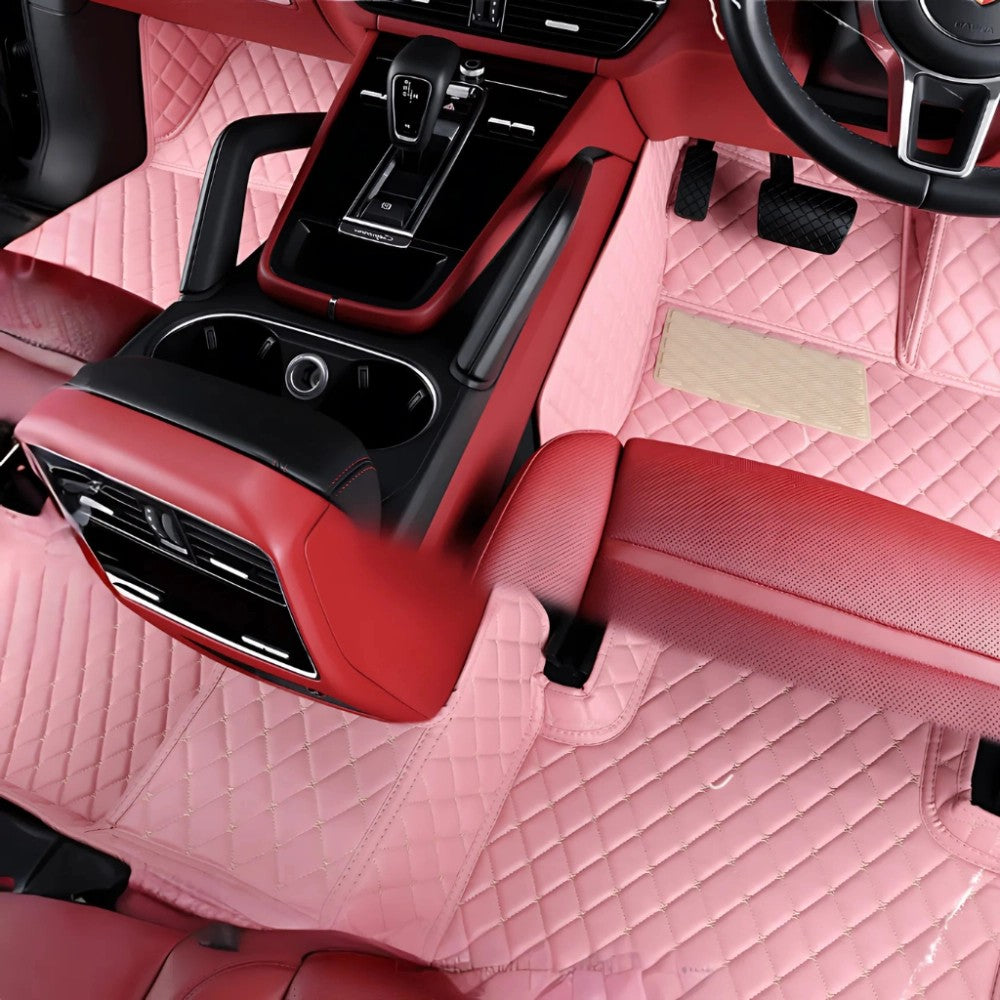 PinkLuxuryDiamondCarFloorMats