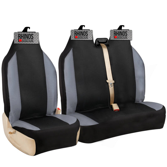 PREMIUMGREYPATCHFABRICVANSEATCOVERS2+1Sale