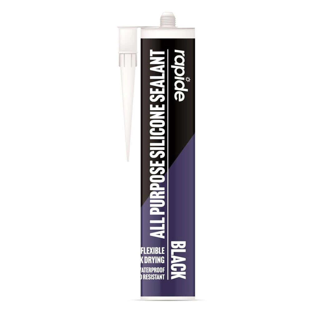 RapideAllPurposeSiliconeSealantBlack