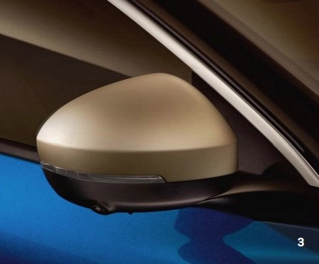 RenaultAustralGoldAccentDoorMirrorCover