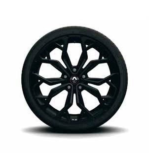 RenaultMeganeRS(4)AlloyWheel,BlackInterlagos19""