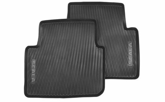 SKODAAll-weatherinteriormatsforSCALA-rear