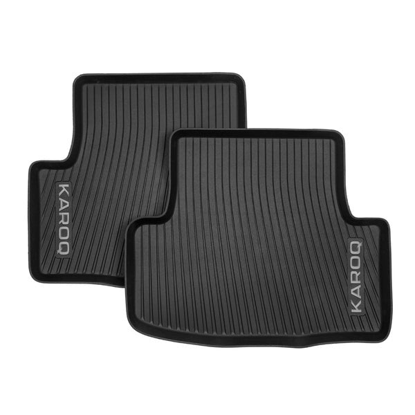 SKODAAll-weatherrearfloormats-KAROQ
