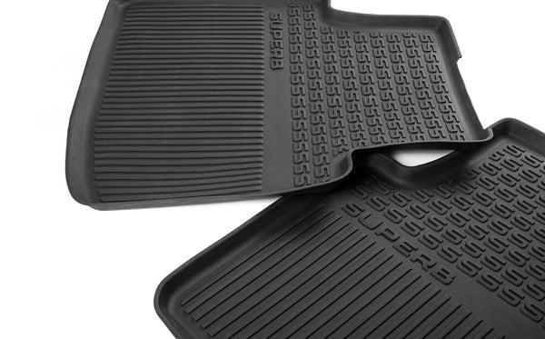 SKODARearrubberFloorMatsSUPERBIII