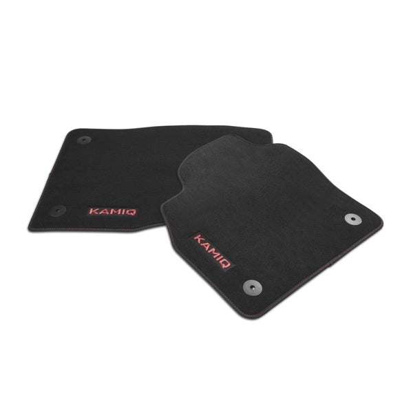 SKODATextileFloorMats-PrestigeforKAMIQwithRedLettering