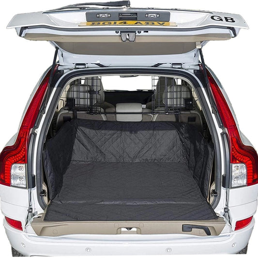 SummitQuiltedWaterResistantUniversalCarBootLinerwithFoldOutBumperProtector