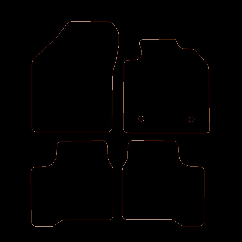 SuzukiSwift2020to2024Hybrid285mmdriverclipspacingFloorMats
