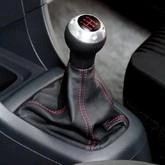 SuzukiSwiftSilver/BlackGearKnobandBootwithRedDetailing2010-2017