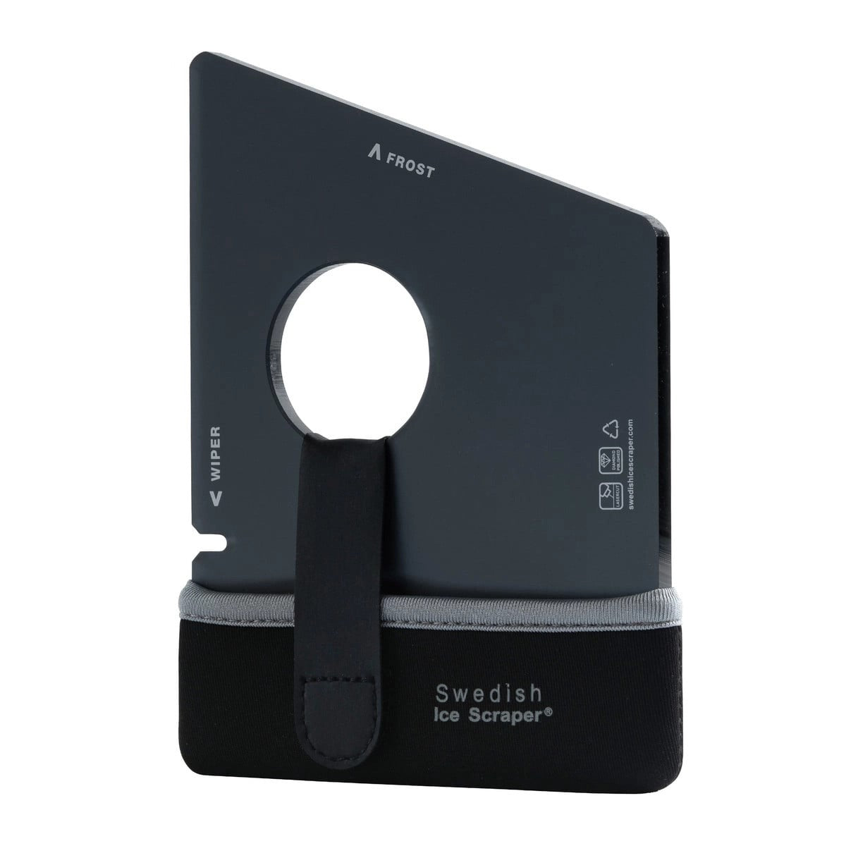 SwedishIceScraper6mmBlackwithNeopreneHolder