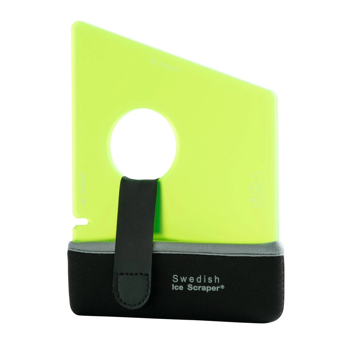 SwedishIceScraper6mmYellowwithNeopreneHolder