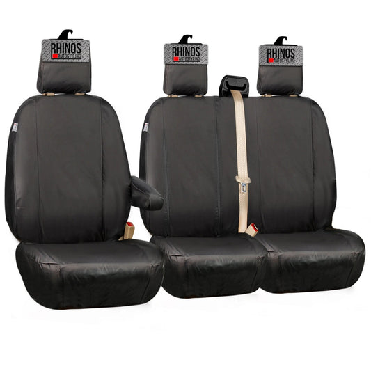TAILOREDFORFORDTRANSITCUSTOM2013-2022-HEAVYDUTYBLACKVANSEATCOVERSSale