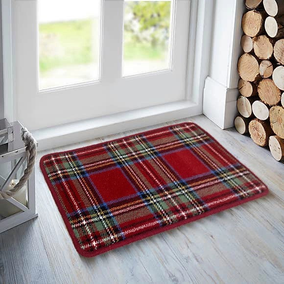 TartanDoorMat75x40cm