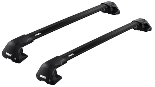 ThuleRoofRackforAUDIA15-drHatchback,2012-2018-NormalRoof(WingBarEdgeBars-Black)