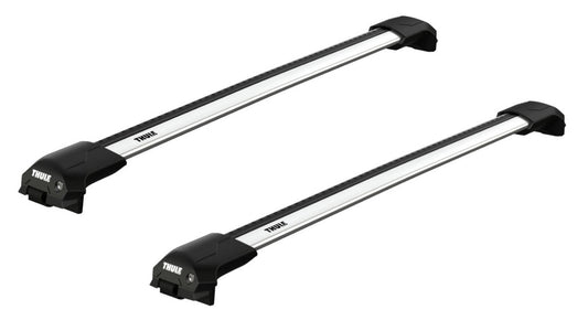 ThuleRoofRackforAUDIA6Avant5-drEstate,1994-1997-RaisedRoofRails(WingBarEdgeBars-Aluminium)