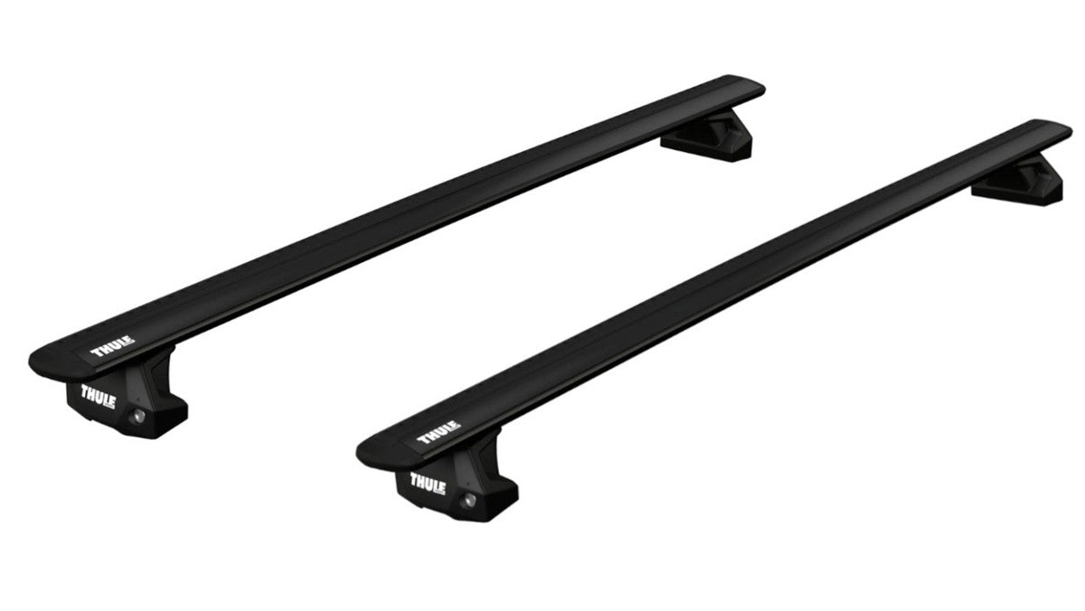 ThuleRoofRackforBMW4-Series2-drCoupe,2021on-FixedPoints(WingBarEvoBars-Black)
