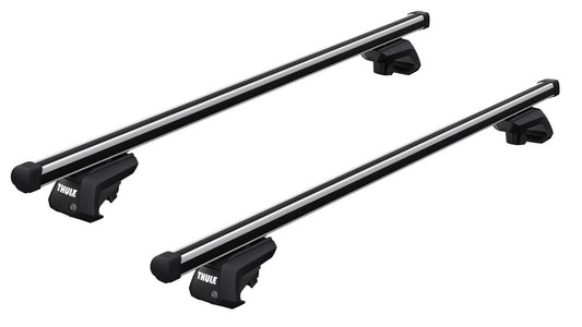 ThuleRoofRackforBMW5-SeriesTouring5-drEstate,2004-2010-RaisedRoofRails(ProBars)