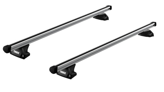 ThuleRoofRackforBMW5-SeriesTouring5-drEstate,2017-2023-FlushRails(ProBars)