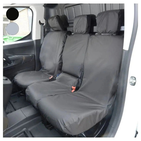 ToyotaProaceCitySeatCoversCotton-BackedPU2019+