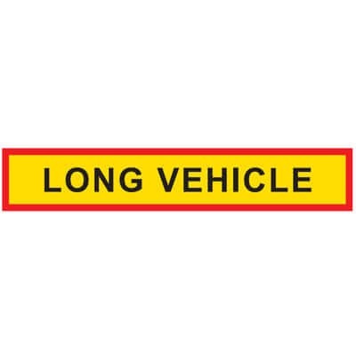 Type4LongVehicleMarkerBoardMagnetic1265mmx225mm