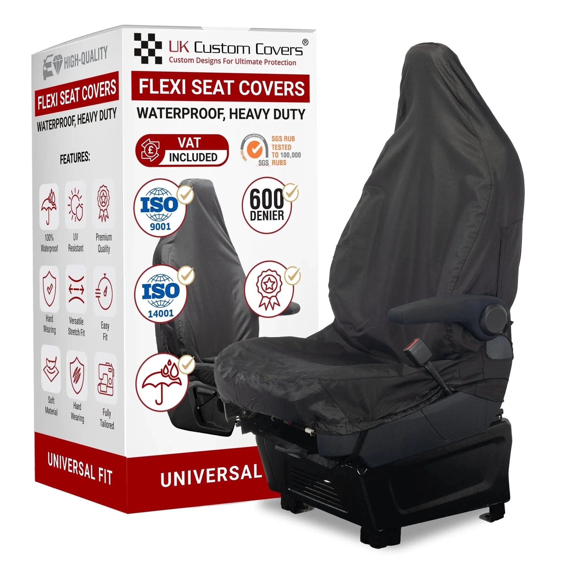 UniversalFlexiFitSeatCovers–WaterproofPU