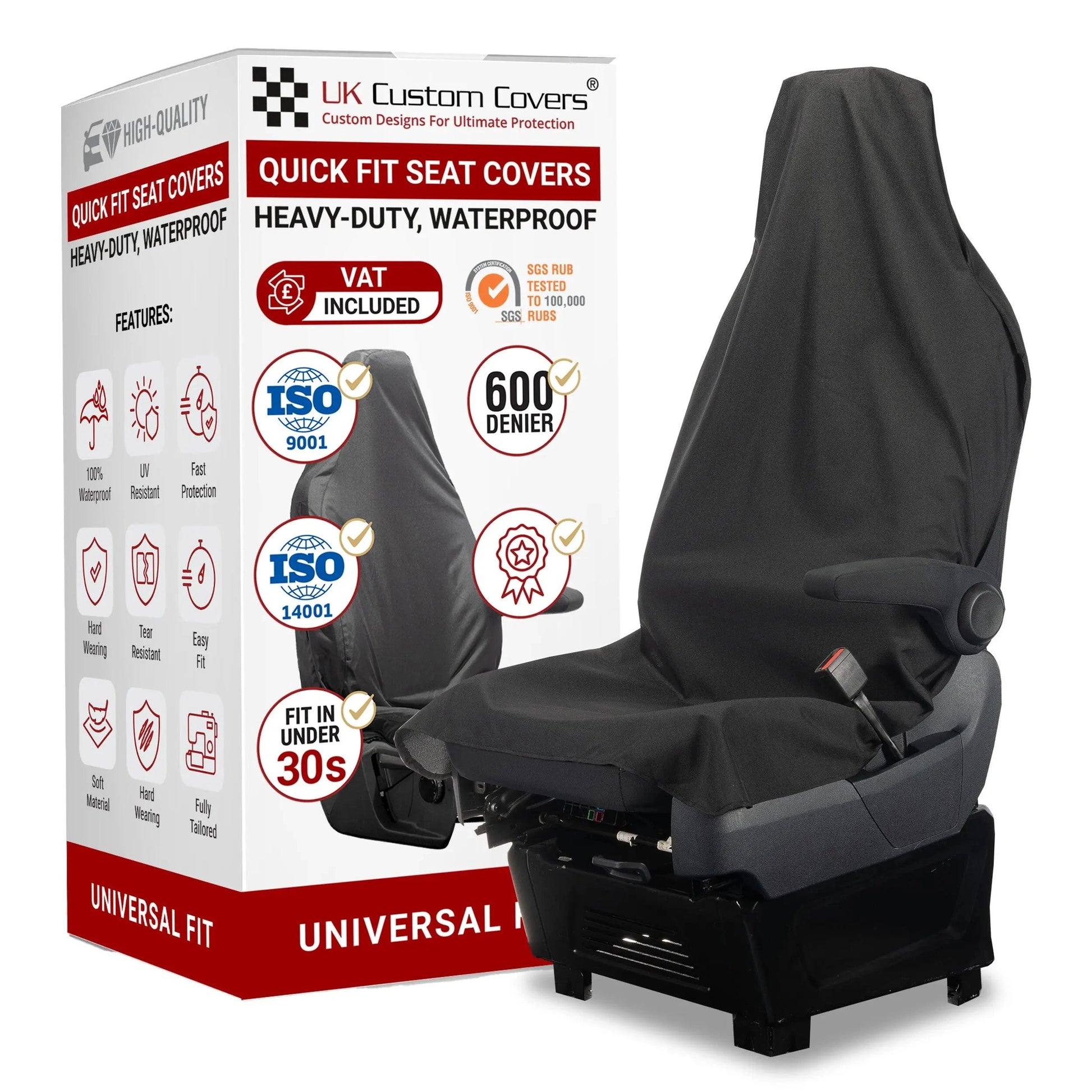 UniversalQuickFitSeatCovers–WaterproofPU
