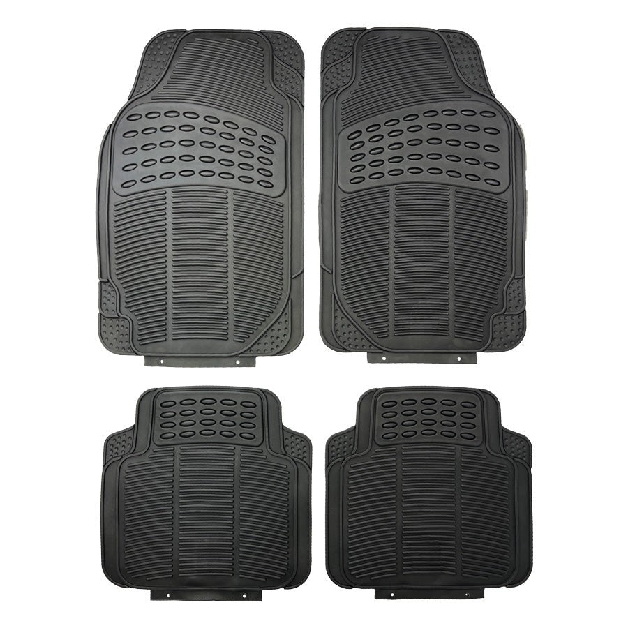 UniversalRubberCarMatsSetHeavyDutyDurable4PIECESale