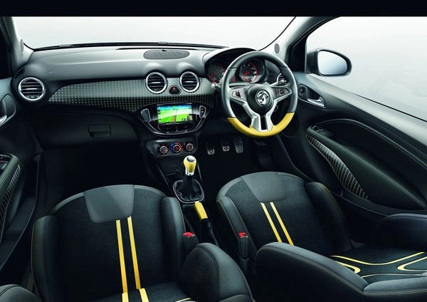 VauxhallADAM'YellowUniverse'FoilDecorsInteriorTrimKit