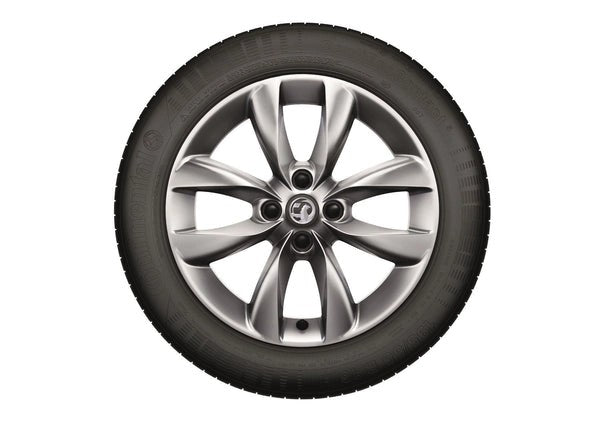 VauxhallADAMAlloyWheel6.5x16"-4Studs-8Spokes-Silver"