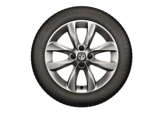 VauxhallADAMAlloyWheel6.5x16"-4Studs-8Spokes-Silver"