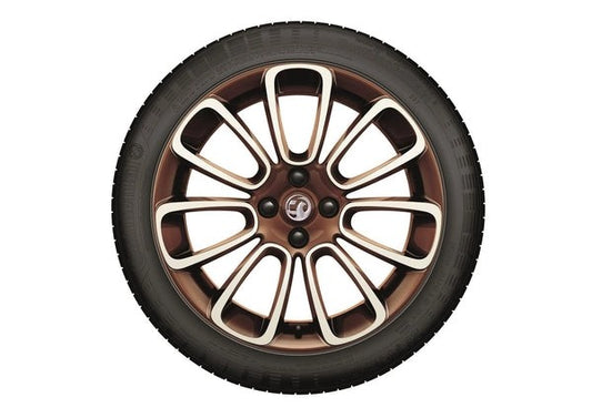 VauxhallADAMAlloyWheel7Jx17"-4Studs-Copper-DiamondCut"