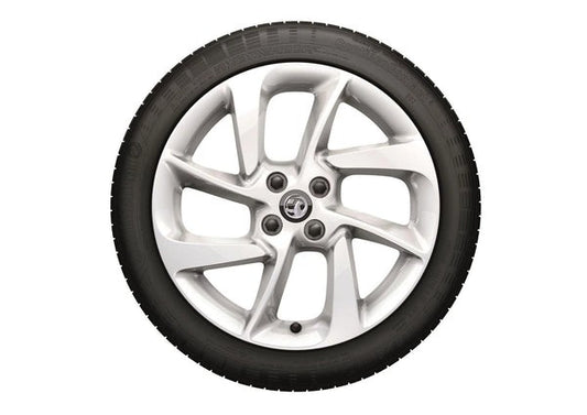 VauxhallADAMAlloyWheel7x17"-4Studs-CreamWhite"