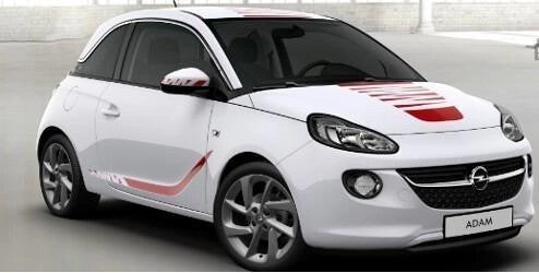 VauxhallADAMExteriorFoilDecalKitStripes-Body-Red'n'Roll