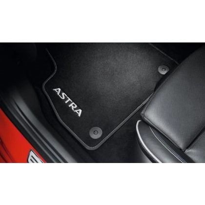 VauxhallAstraKFootwellTailoredFloorMats-VelourCarpet-Black