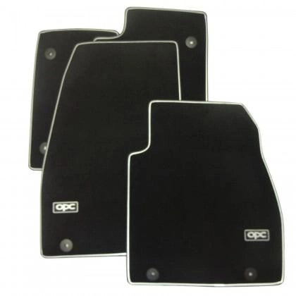 VauxhallInsigniaAVelourCarpetFotwellFloorMatsBlack-with"OPC"""