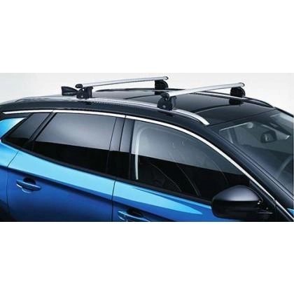VauxhallRoofBarsforCrosslandX&GrandlandXfittedwithRoofRails.