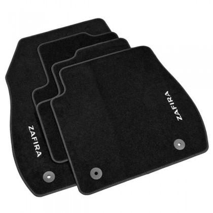 VauxhallZafira-FootwellTailoredFloorMats-CarpetVelour-Black