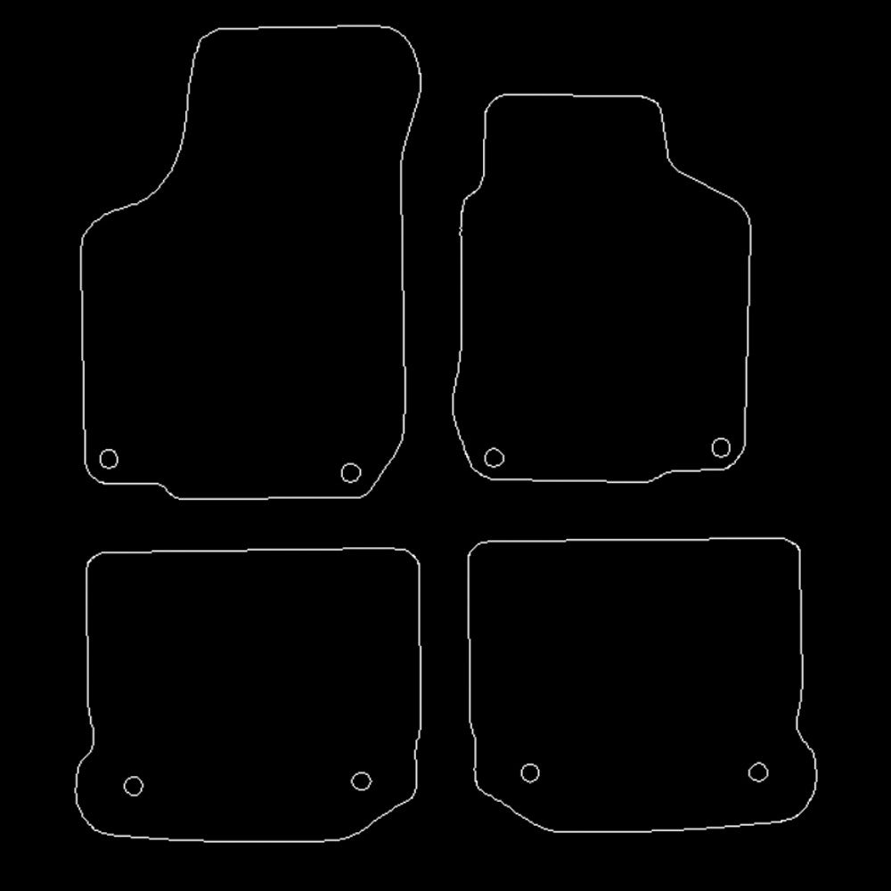 VolkswagenBeetle1999to20118clipversionFloorMats
