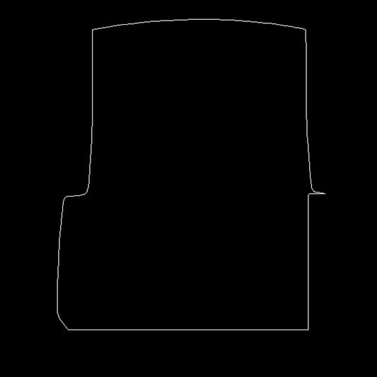 VolkswagenCaddy2021toCurrentVanrearloadareaSWBsingledoorFloorMats