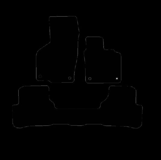 VolkswagenPassat2007to2015taxiversion1piecerearFloorMats