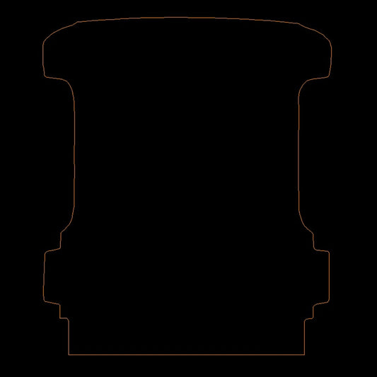 VolkswagenTransporter2019toCurrentT6.1KombiLWBVanRearLoadMat(issuppliedin2piecesduetolength)FloorMats