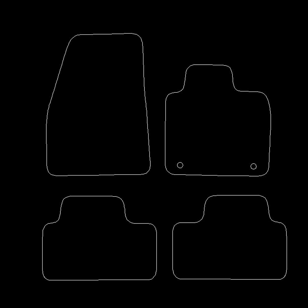 VolvoXC402023toCurrentAuto(noclipsinpassenger)FloorMats