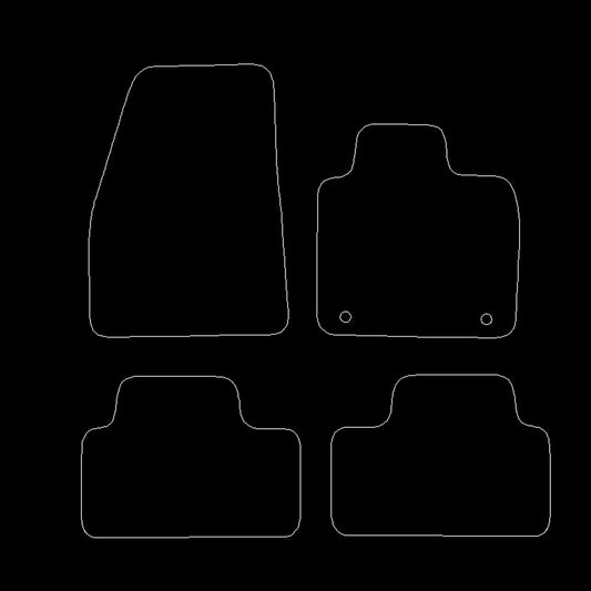 VolvoXC402023toCurrentAuto(noclipsinpassenger)FloorMats