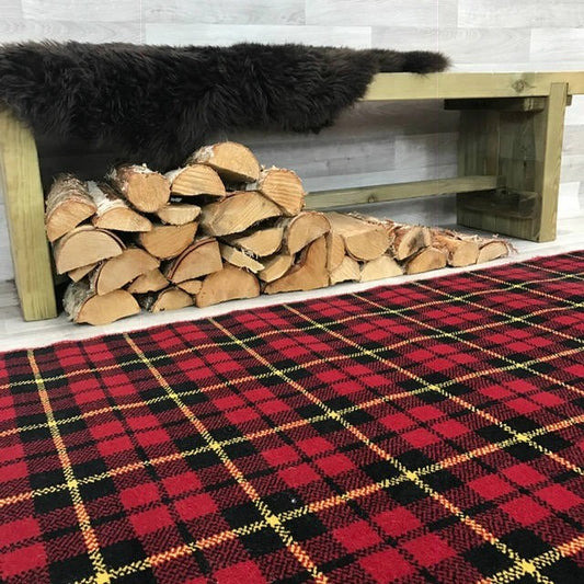 WallaceRedTartanRugBespokeSizes
